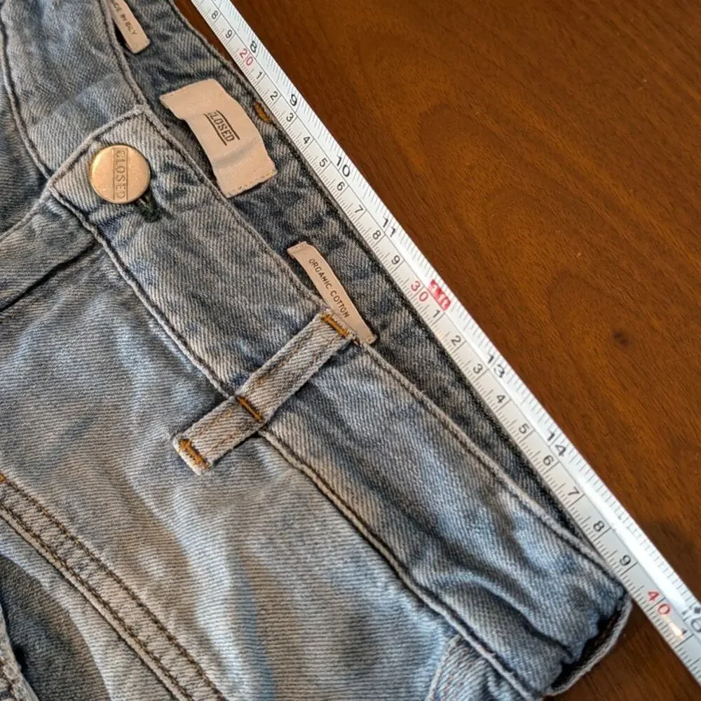 CLOSED Anni Blue Denim High Rise Tapered Leg Ankle Jeans, size 28